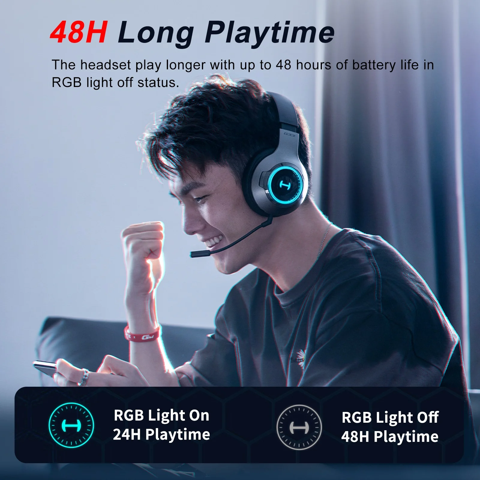 G33BT Low Latency Bluetooth Gaming Headphones - Image 4