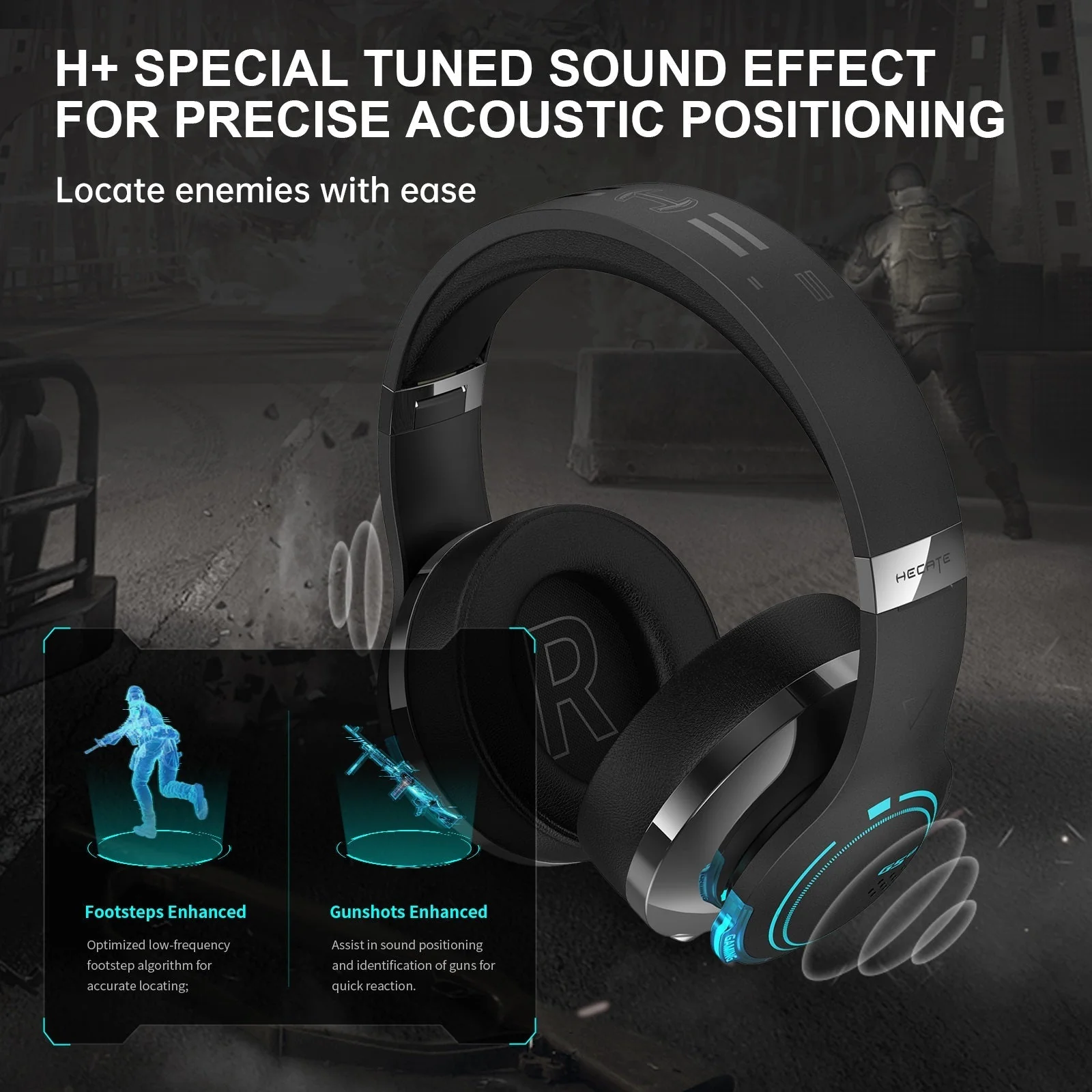 G5BT Gaming Headset Low Latency Bluetooth Gaming Headset - Image 3