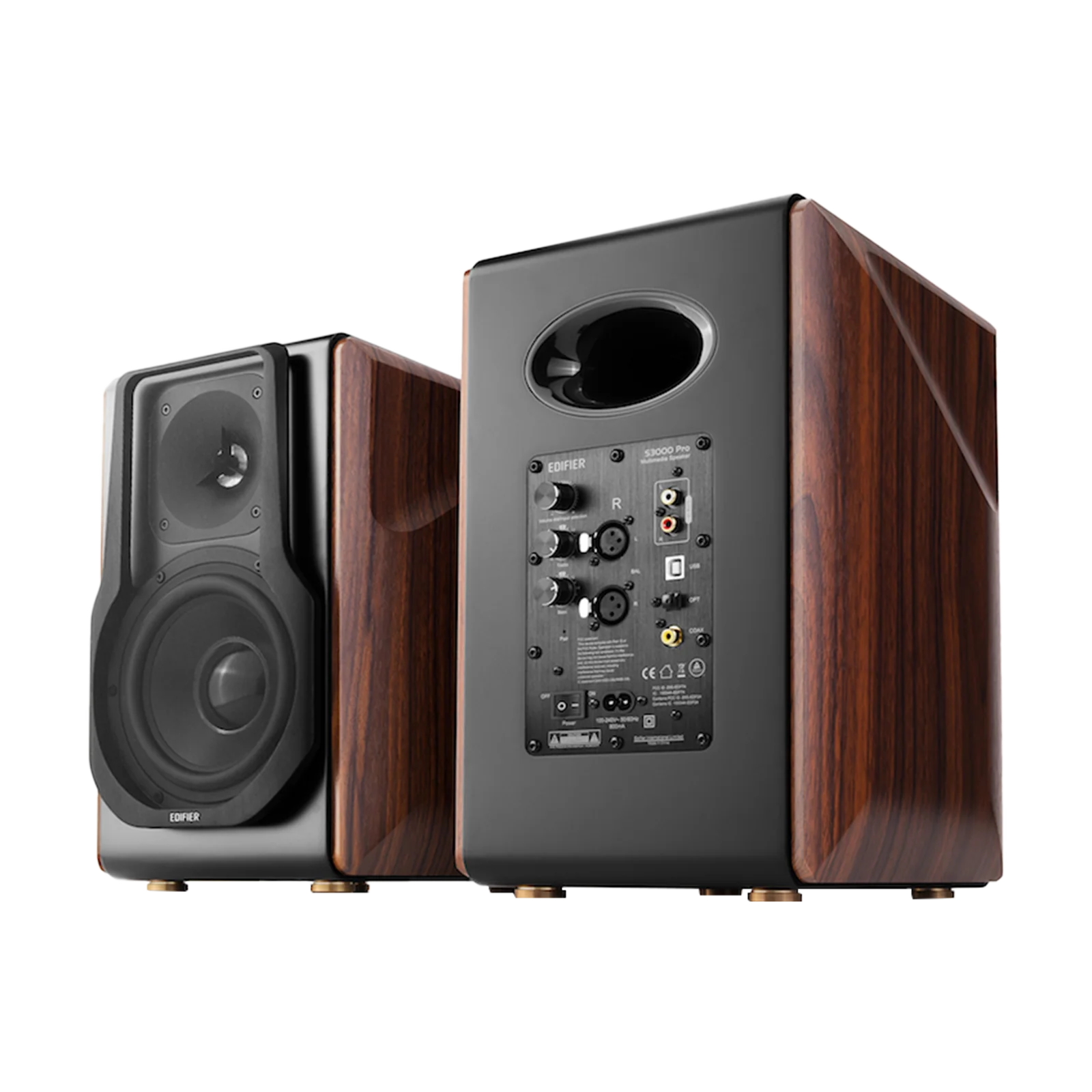 S3000Pro Powered Wireless Bookshelf Speakers - Image 3